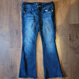 American Eagle Kick Boot Jeans 10 Short
